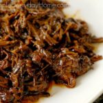 Everyone's Favorite Crock Pot Shredded BBQ Beef Sandwiches with Slaw