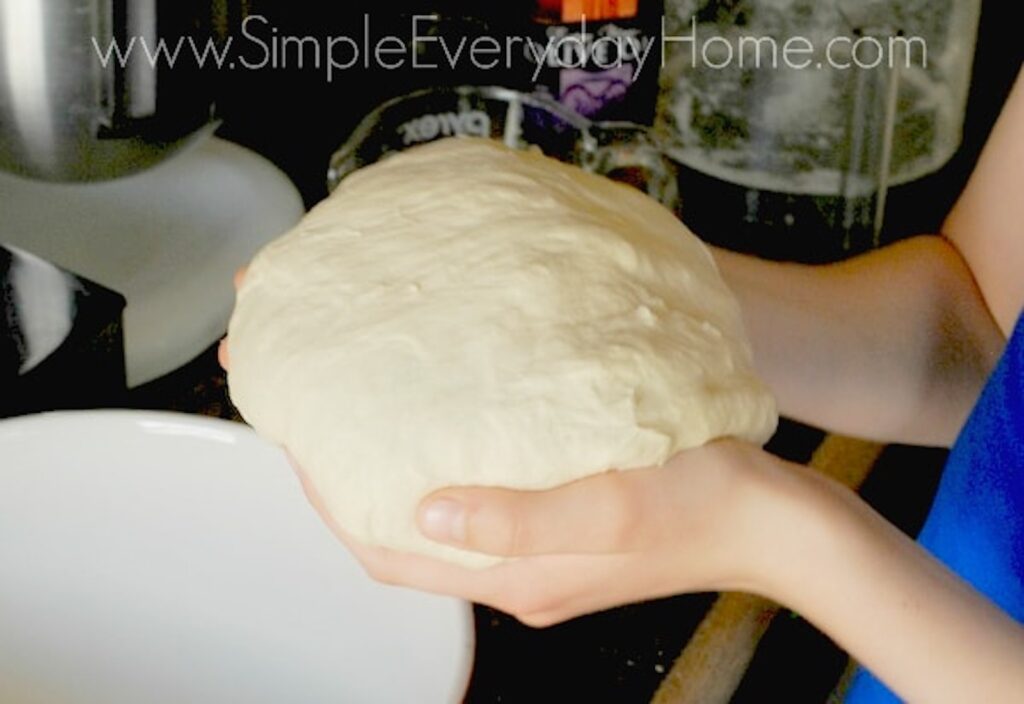 French bread dough ball