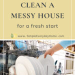how to clean a messy house